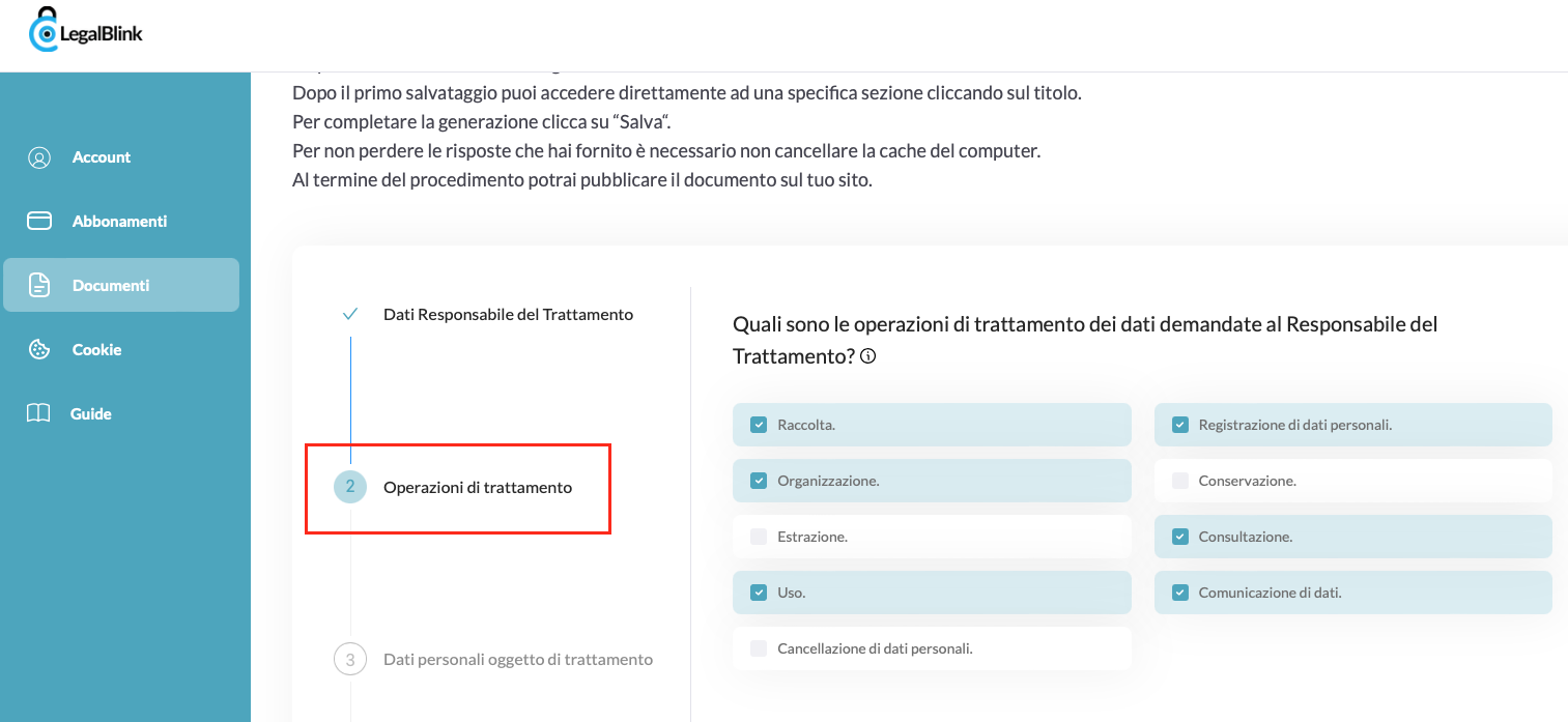modello contratto responsabile del trattamento DPA 