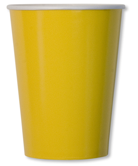 10 BICCHIERI cc.250 GIALLO