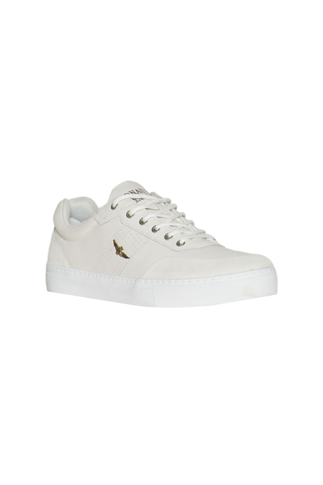 Sneakers in pelle e suede               