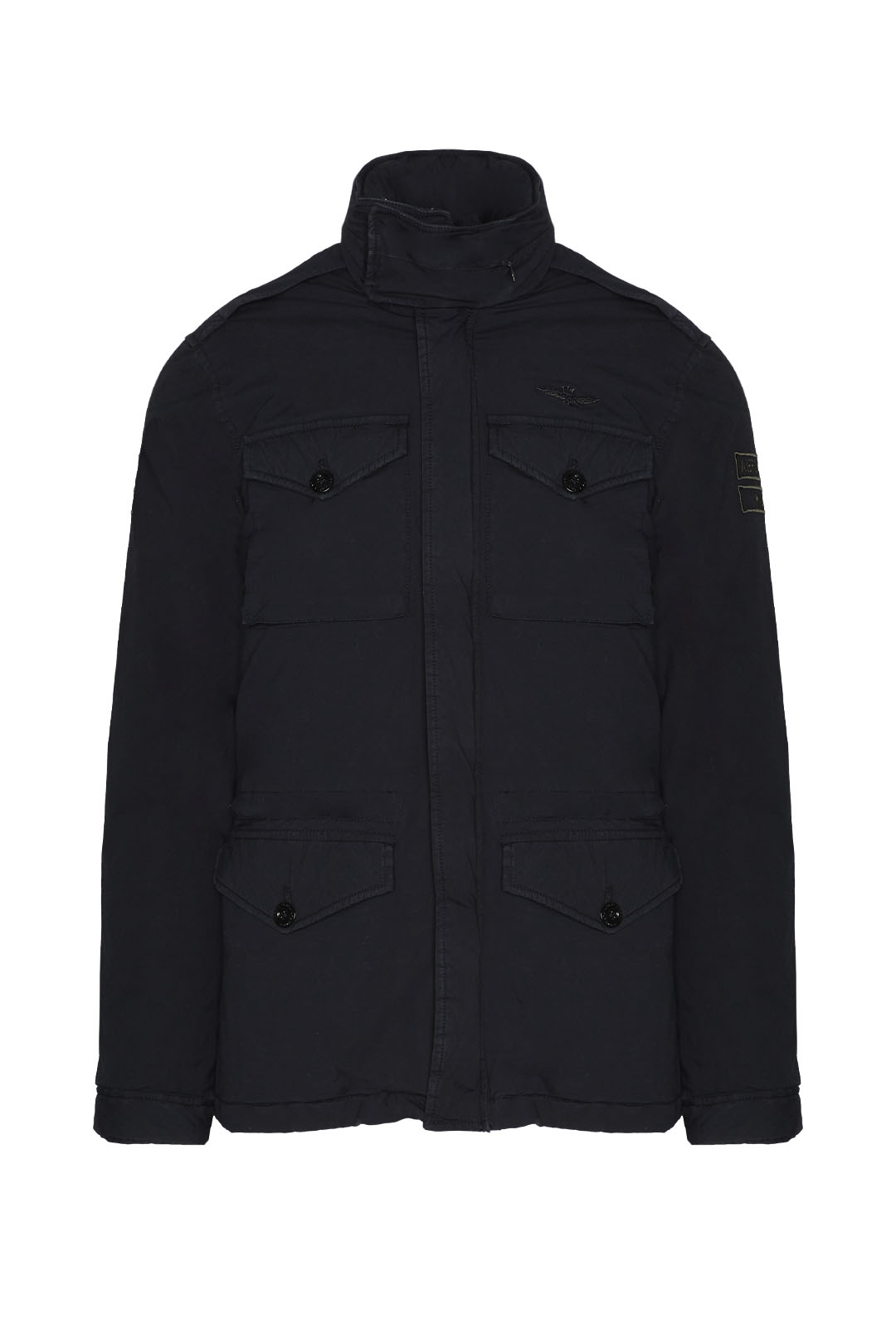 Field jacket imbottita in popeline      