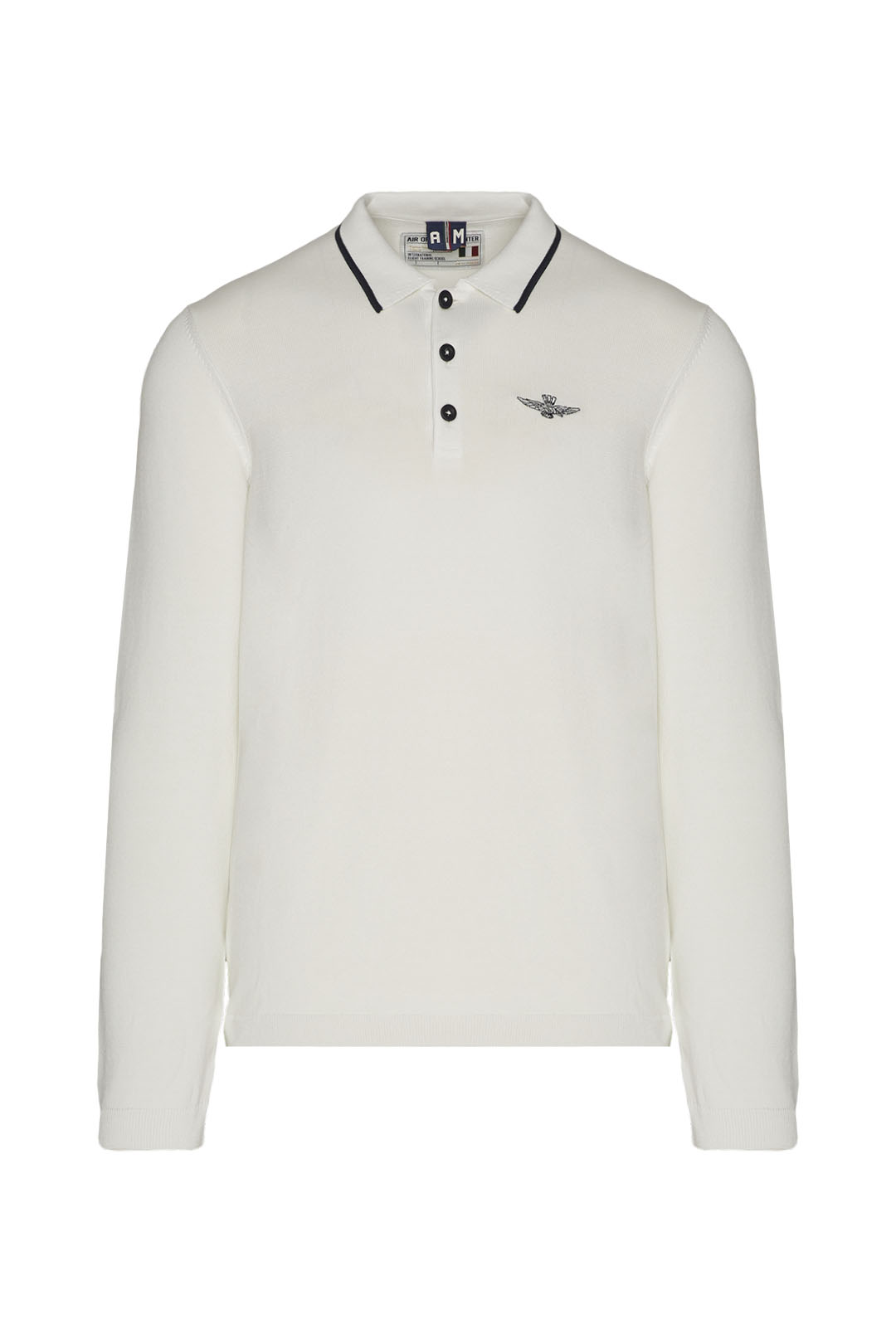 Maglia colletto a polo in cotone        