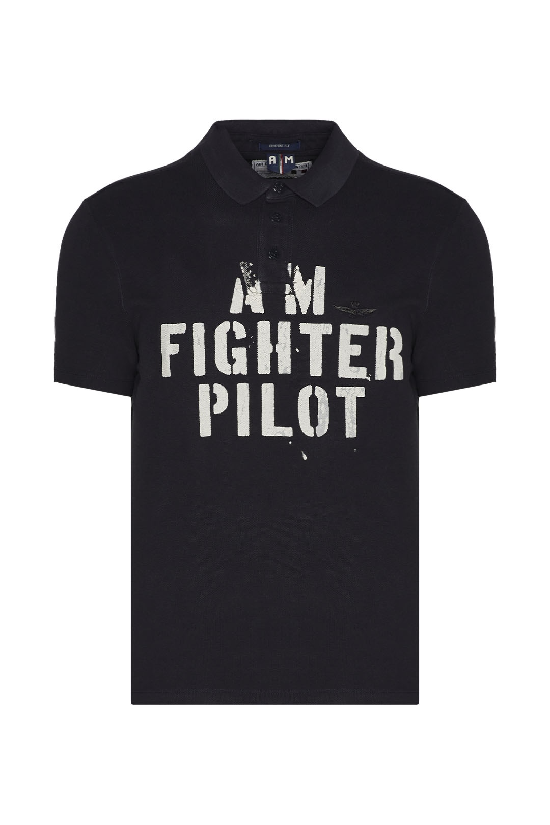 Polo AM Fighter Pilot manica corta      