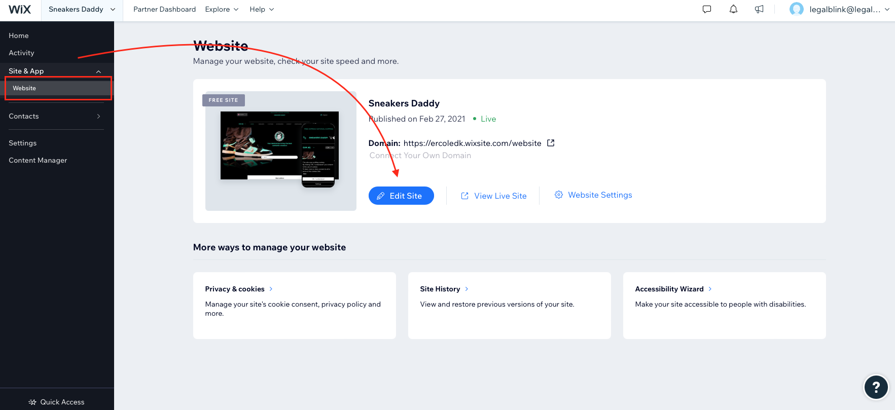 informativa privacy wix