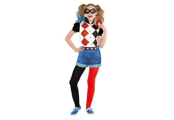 Costume da bambina Harley Quinn 8-10 anni