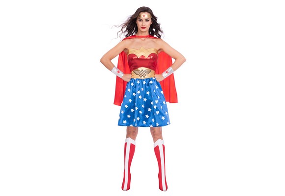 Wonder Bambina Vestito Carnevale Travestimento Costume Dress