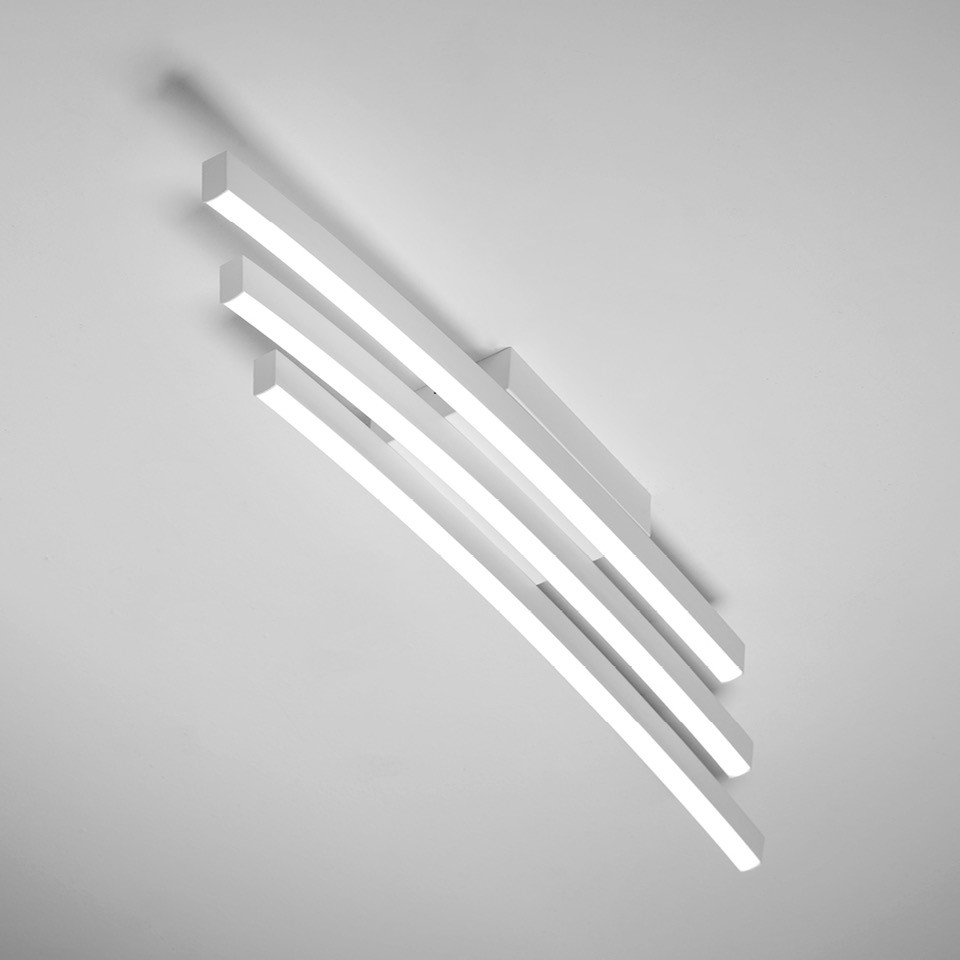 BOW PLAFONIERA 80 BIANCO 36W 3000K - 4000K 