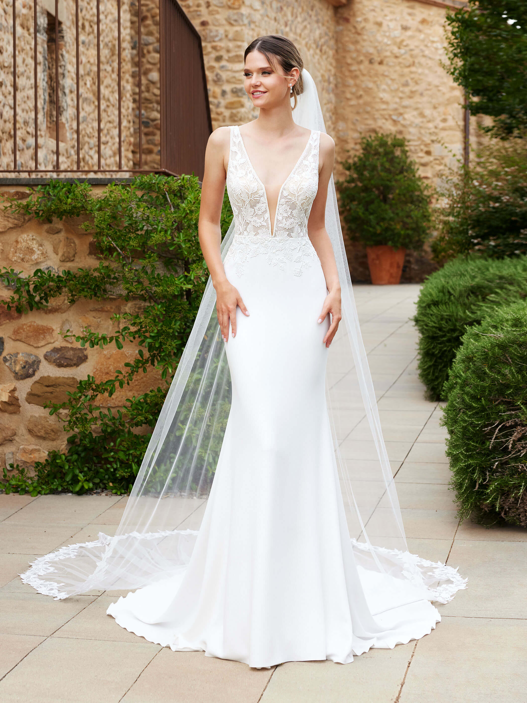 Abito sposa sales scollo av