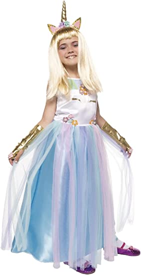 Costume principessa bambina sulle spalle di un unicorno per 51,25 €