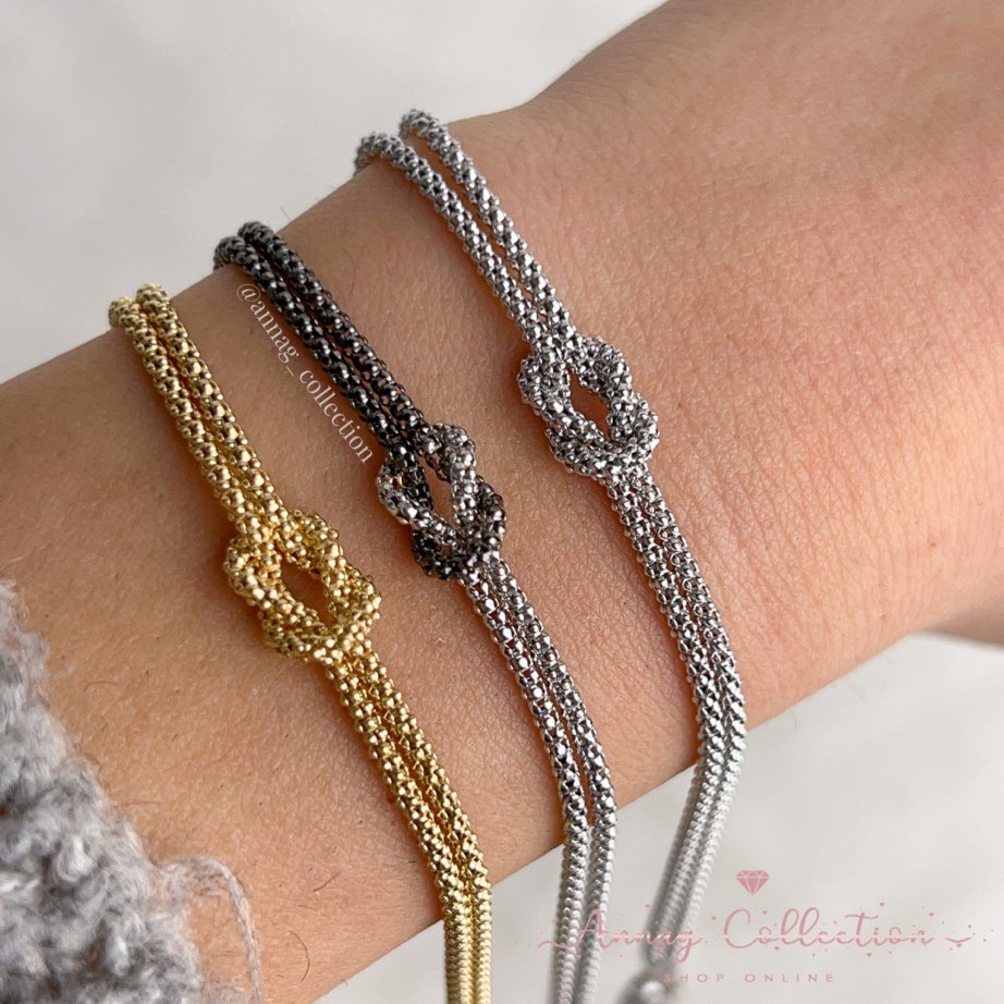 Philip Jones Bracciale Uomo E Donna Con Nodo In Argento Sterling 925 - Gioiello Minimal E Significativo - 5