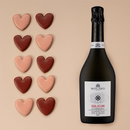 Biscotti per San Valentino da abbinare al Prosecco