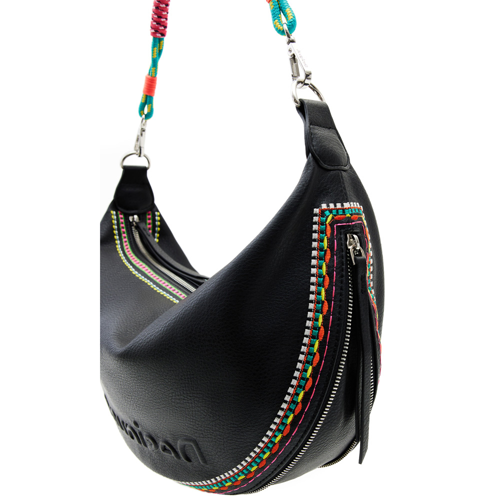 Moda Borsa donna DESIGUAL HALF LOGO MAYARI Donna Marrone - 24WAXP97-6064-U
