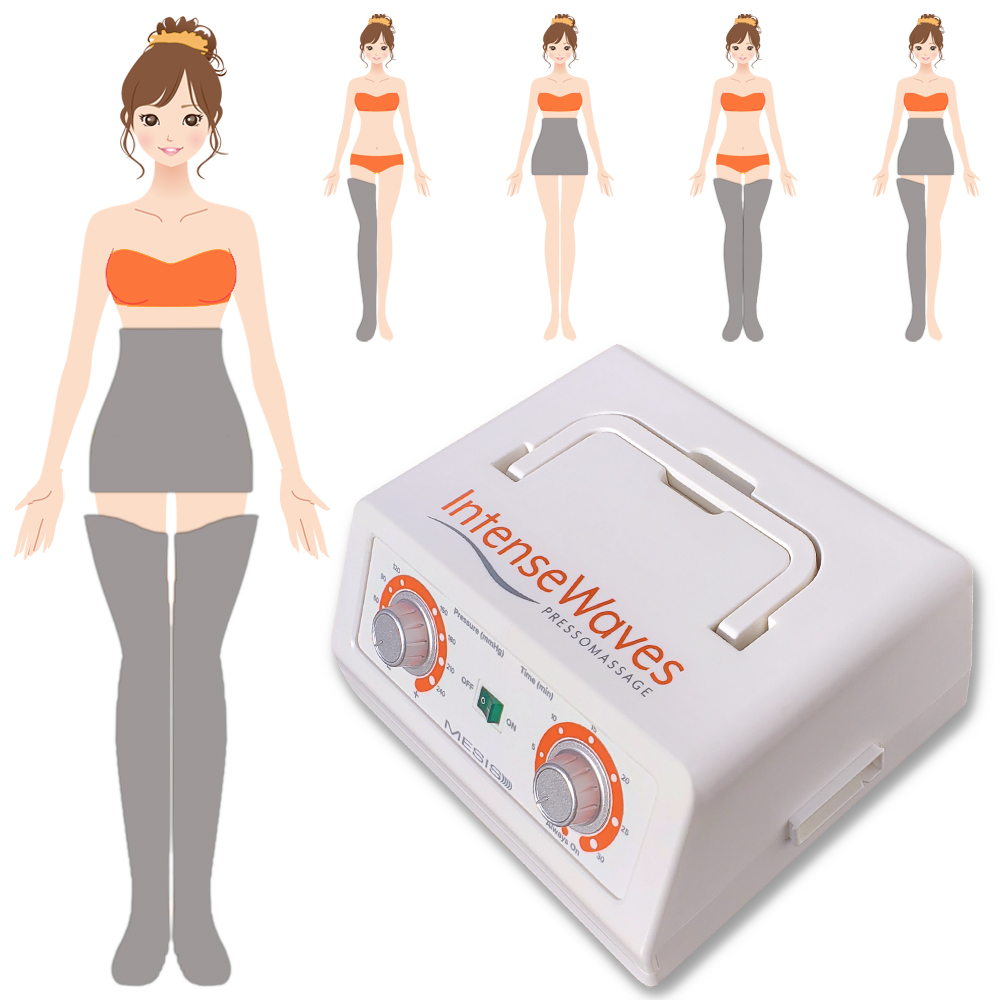 Pressoterapia Pressomassage Intense Waves ADVANCE con 2 gambali e 1 fascia addominale glutei