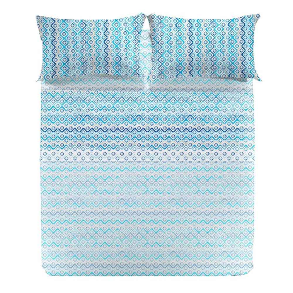 DECOLURE Set Di Lenzuola In Raso (4 Pezzi) Per Letto Queen Size, Setose E Lussuosamente Morbide