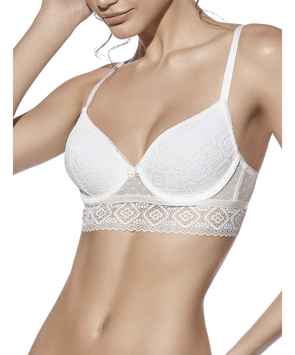 Balconette-Bh Spitze Gepolstert Coppa Gel Love and Bra Romina