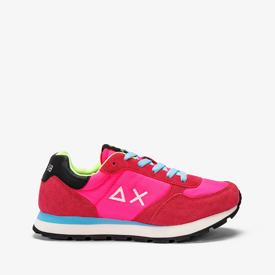 Sneakers Sun68 Girl's Ally Solid Nylon - Fuxia Fluo