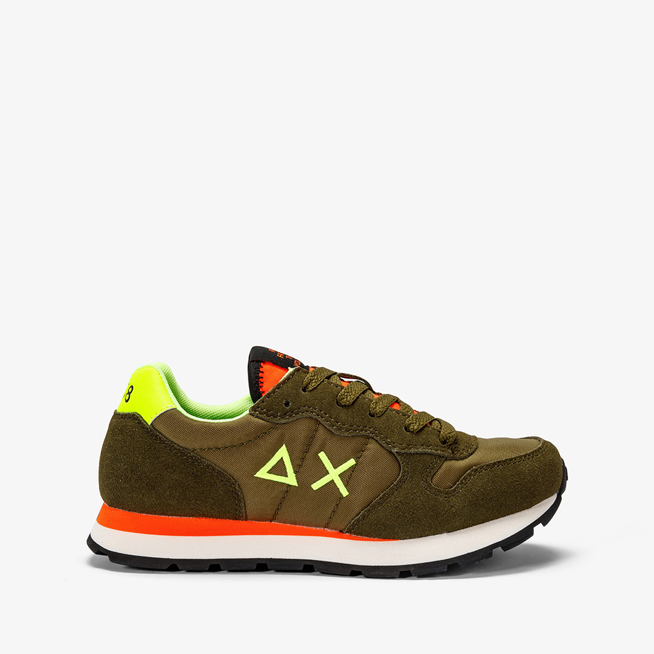 Sneakers Sun68 Boy's Tom Fluo - Militare