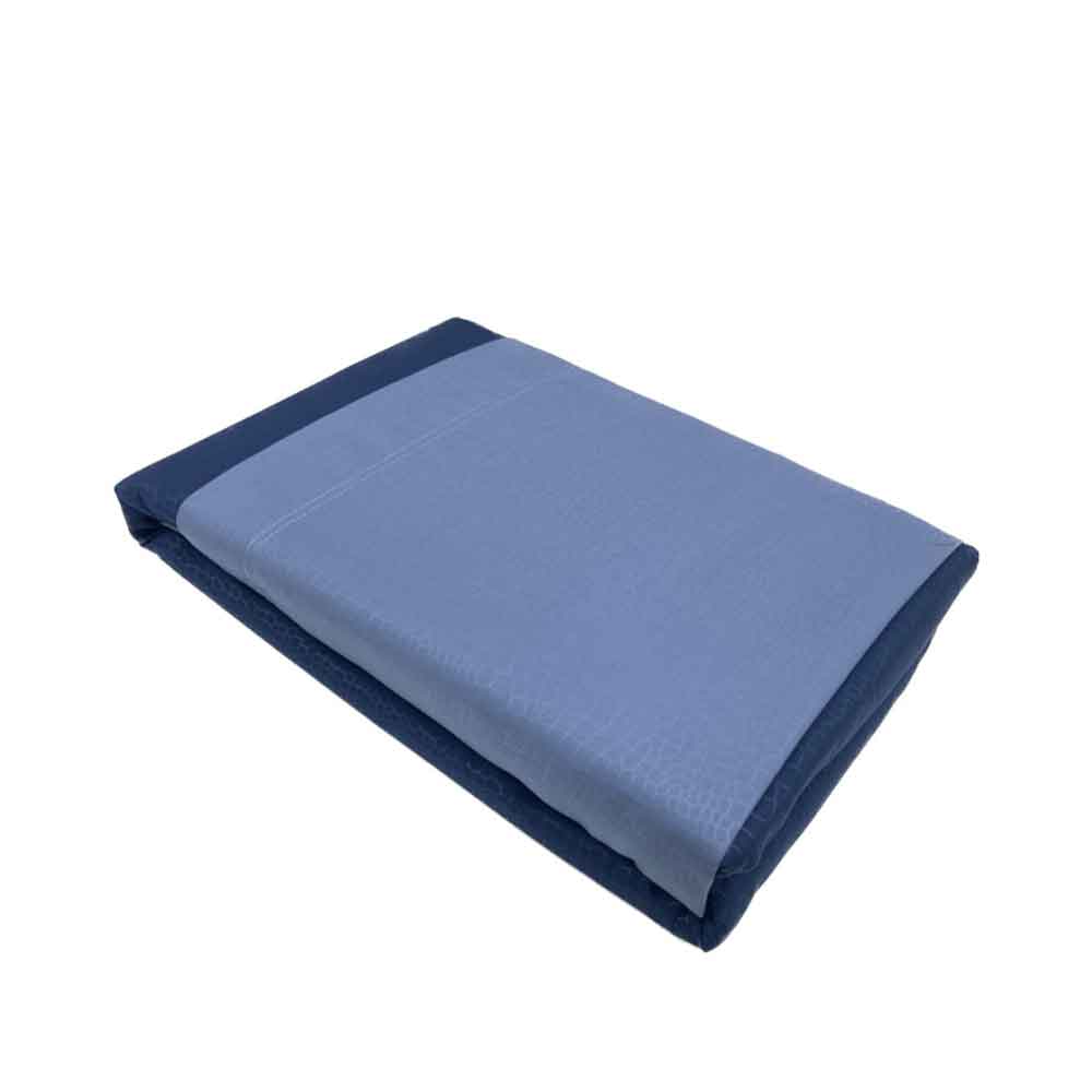 Copripiumino Singolo Navy bluette parure Double-Face