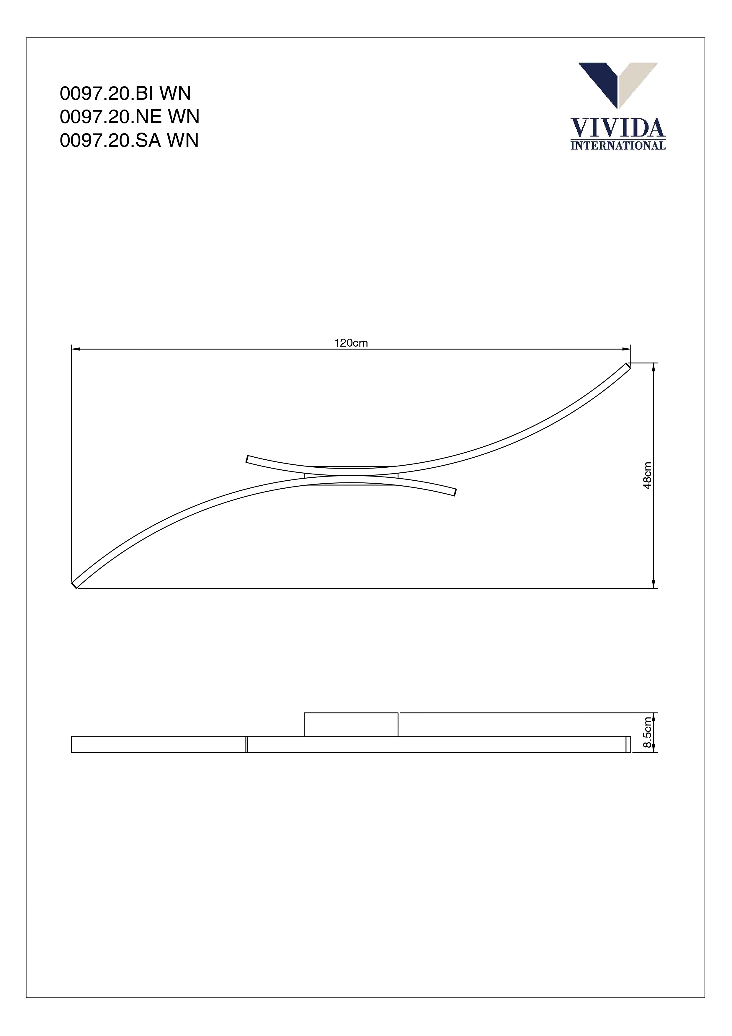 HYPERBOLA PLAFONIERA BIANCO 40W 3000K - 4000K 