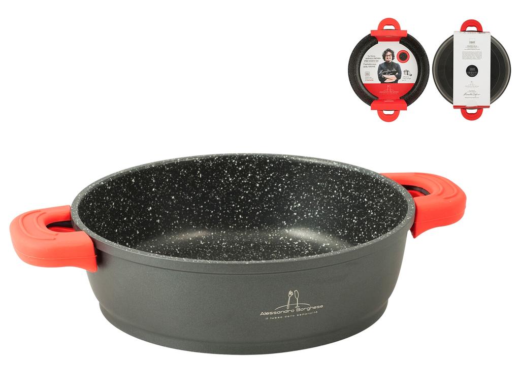 Panier En Inox Alessandro Borghese - Diamètre 14.5 Cm, Hauteur 10 Cm - Pour Cuisson Vapeur, Friture, égouttage