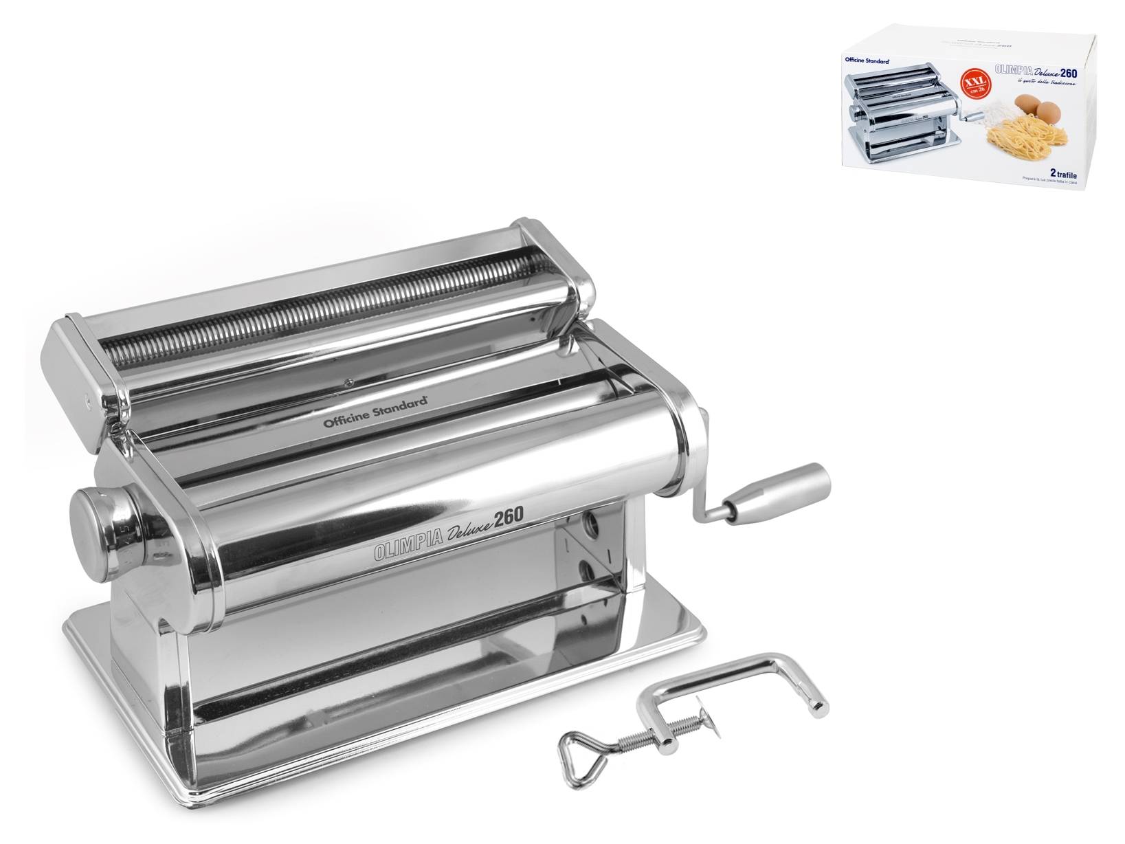 OFFICINE STANDARD Macchina Pasta Deluxe Inox Mm 260