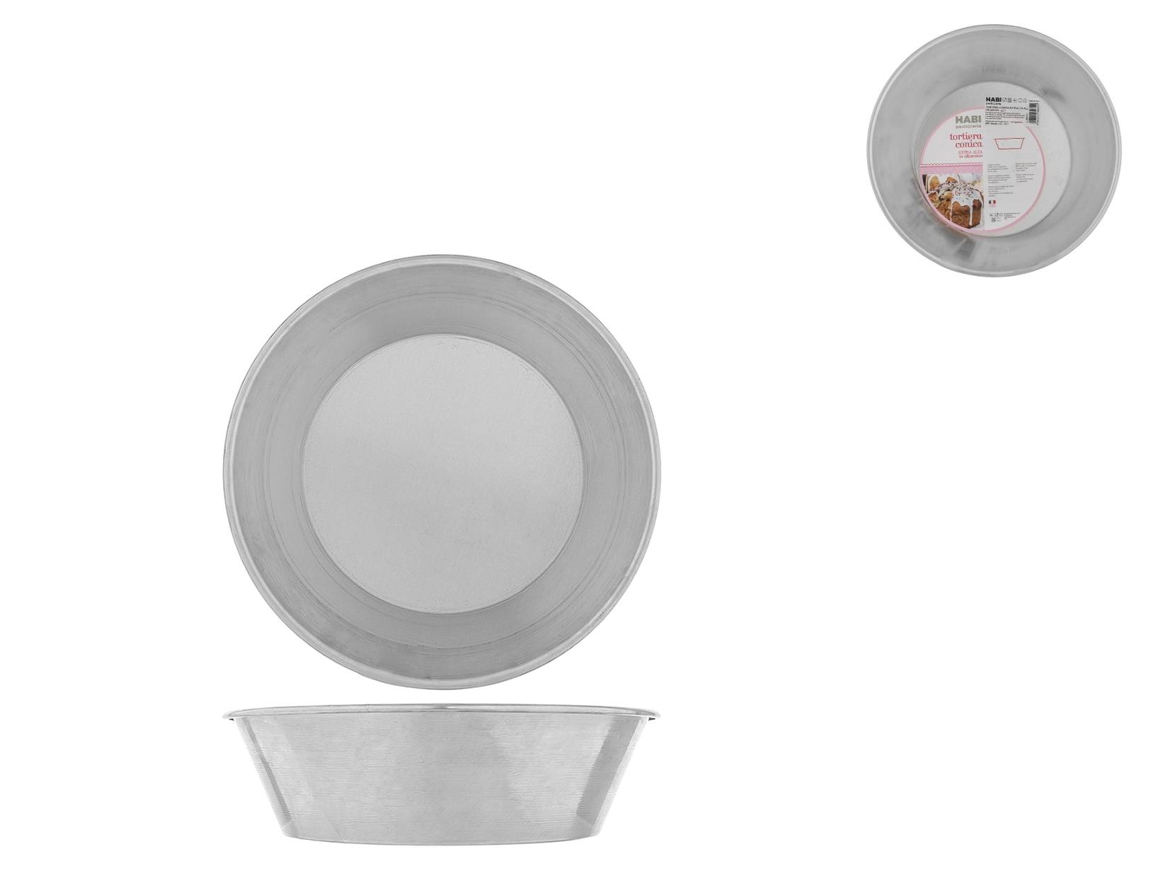 Tortiera Extralta Habi In Alluminio – Diametro 20 Cm, Altezza 10 Cm – Lavabile In Lavastoviglie, Adatta Per Dolci - 3