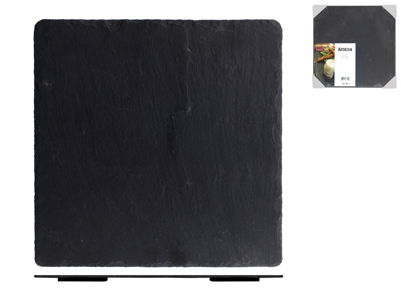 H&H Set 6 Piatti Fondi Colourful Assortiti Cm21