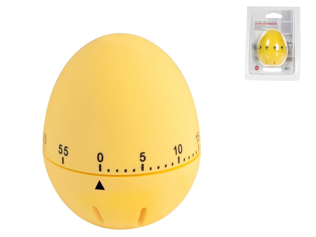 Timer Da Cucina Meccanico A Uovo - Acciaio Inox, Fino A 55 Minuti, Per Cottura E Sport - Foto 3