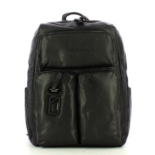 Zaino Piquadro porta Computer 15,6 e iPad in Pelle Paavo Nero in offerta a 252.00