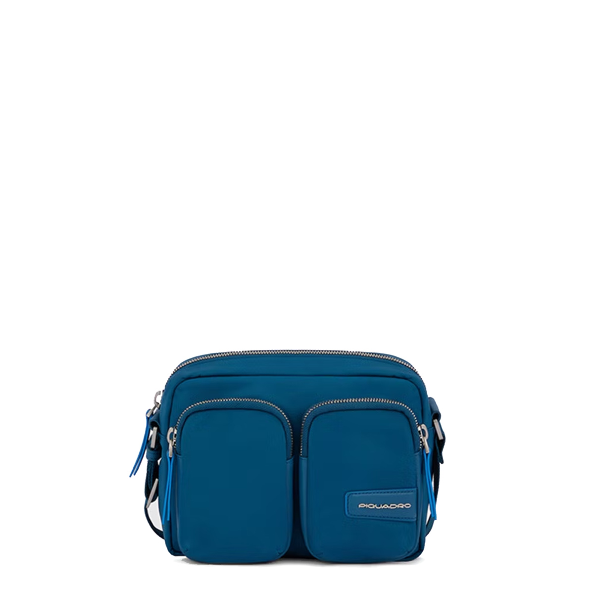 Dooney Bourke & nord-sud a tracolla in Nylon con Zip, Blu (Blu