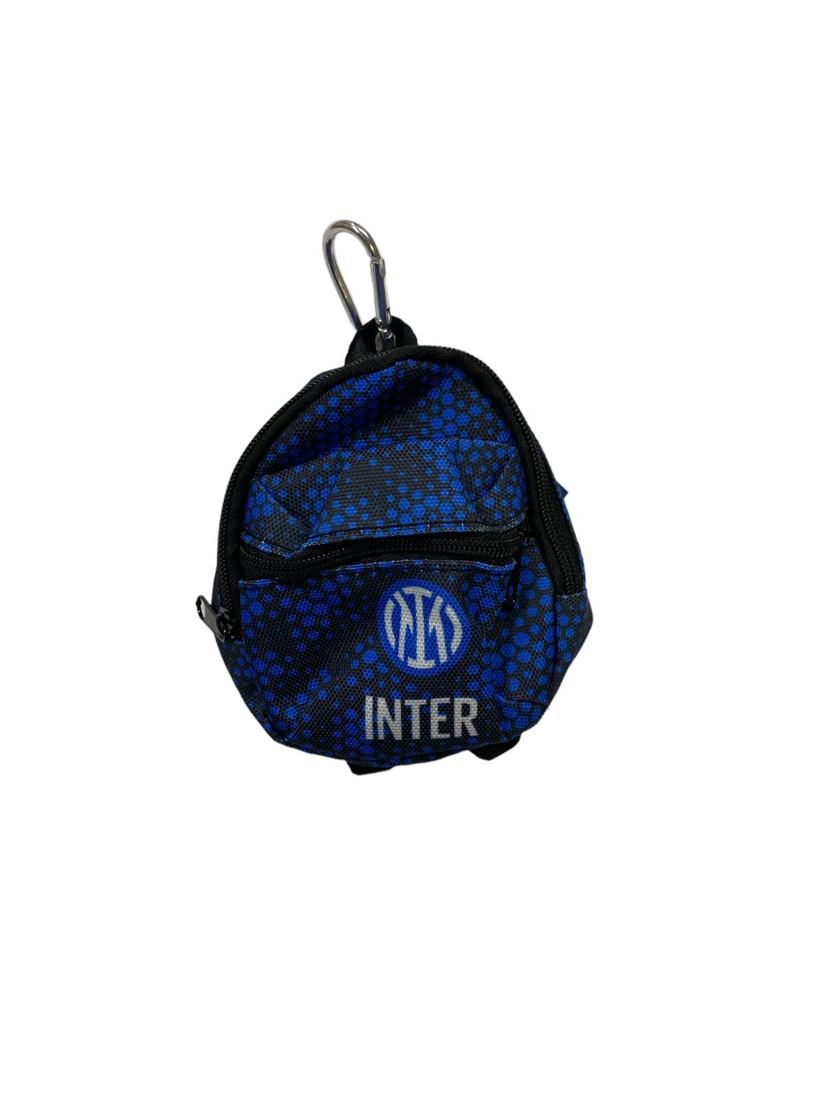 Seven Mini Zaino Portachiavi con Moschetto e Accessori Inter