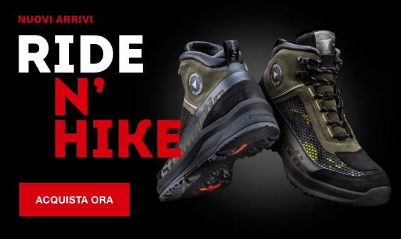 Scarpe da moto Stylmartin Double WP impermeabili nere e rosse