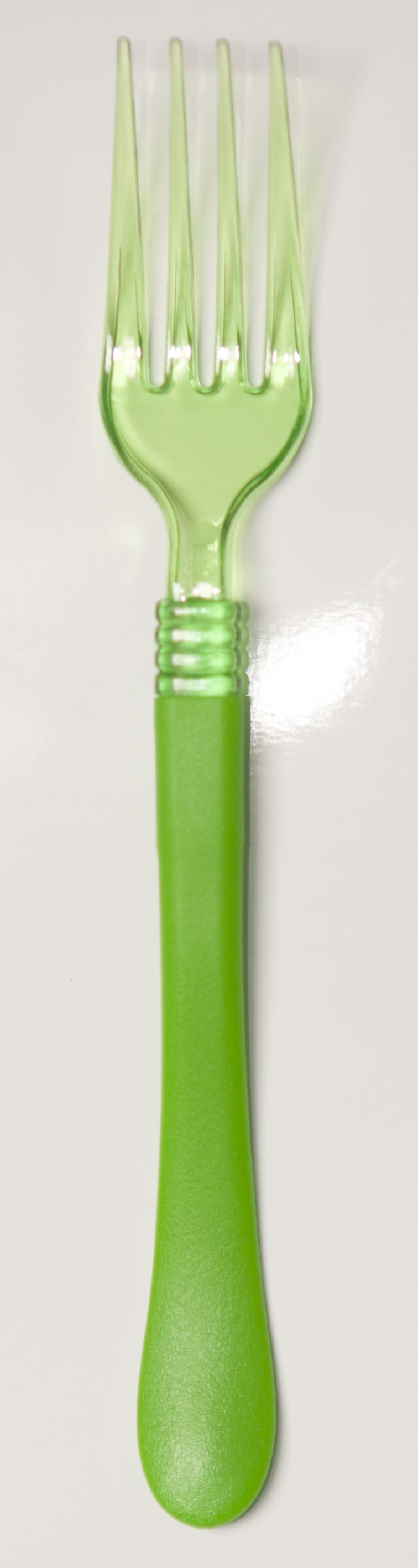 10 FORCHETTE CLEAR HEAD VERDE