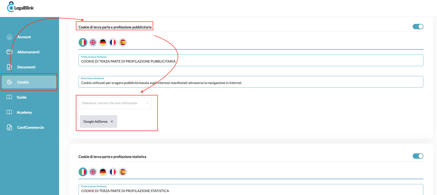 google adsense banner cookie cookie policy