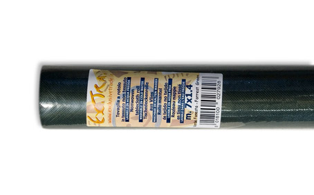 1 TOVAGLIA DAMASCATA ROTOLO MT. 7x1,2  VERDE 