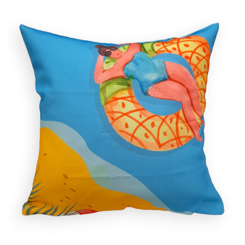 Fodera per cuscino 45x45 cm Summer Estate multicolore