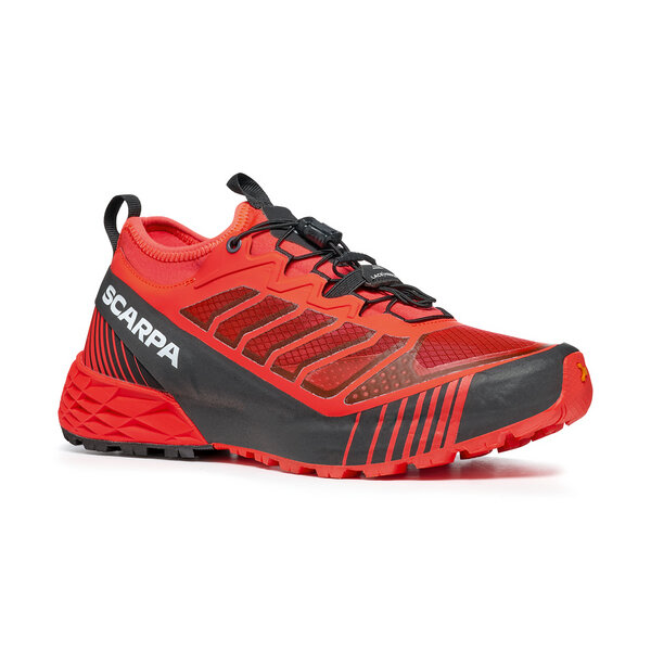 Bright red running shoes sale