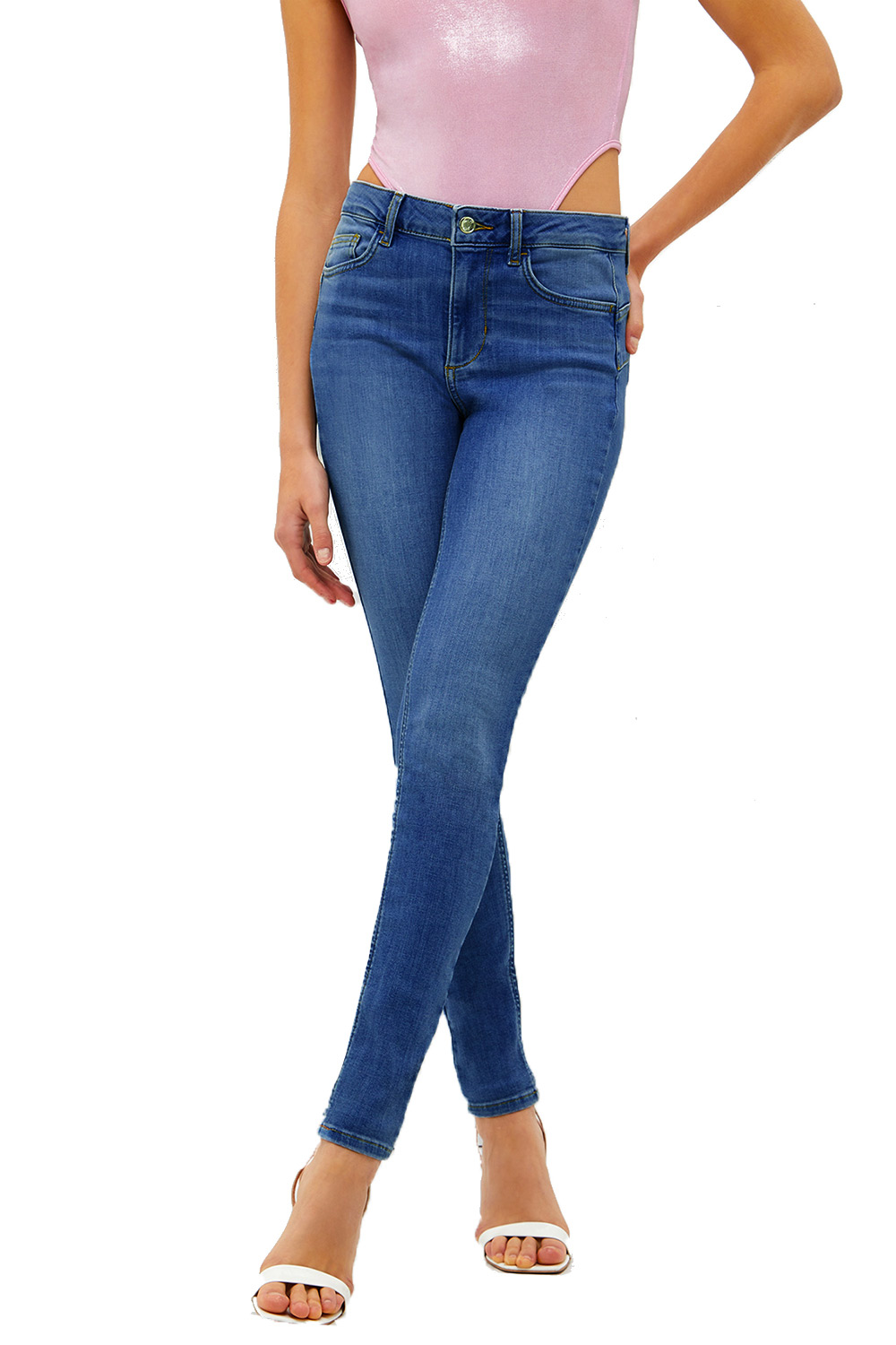 Jeans skinny bottom up best sale