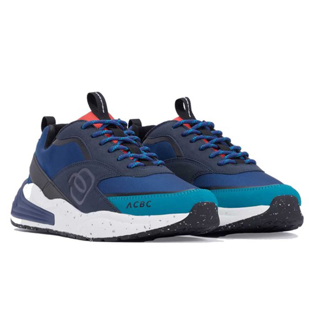 Piquadro Sn Sneaker In Tessuto Blu