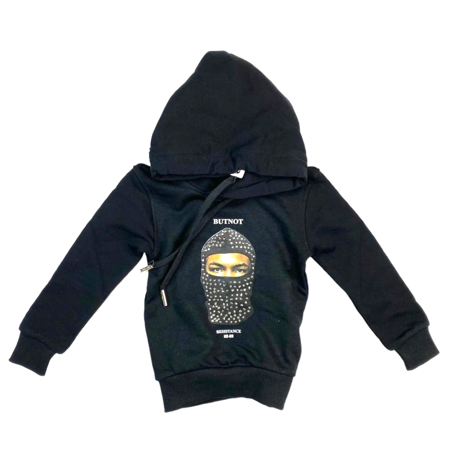Butnot felpa balaclava con strass bambino nero Postalmarket