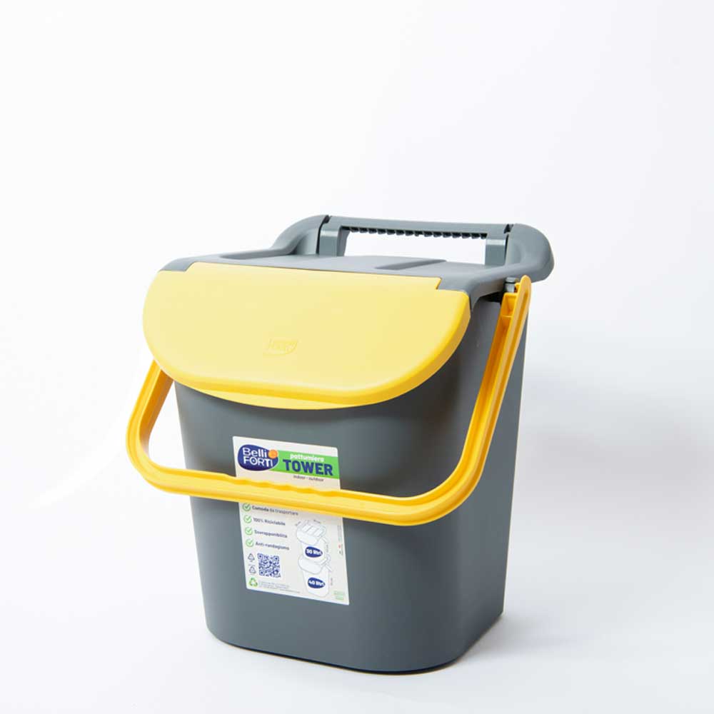 Pattumiera Con Coperchio Oscillante 10L - Design Elegante, Rosa, Per Casa E Ufficio - Foto 8