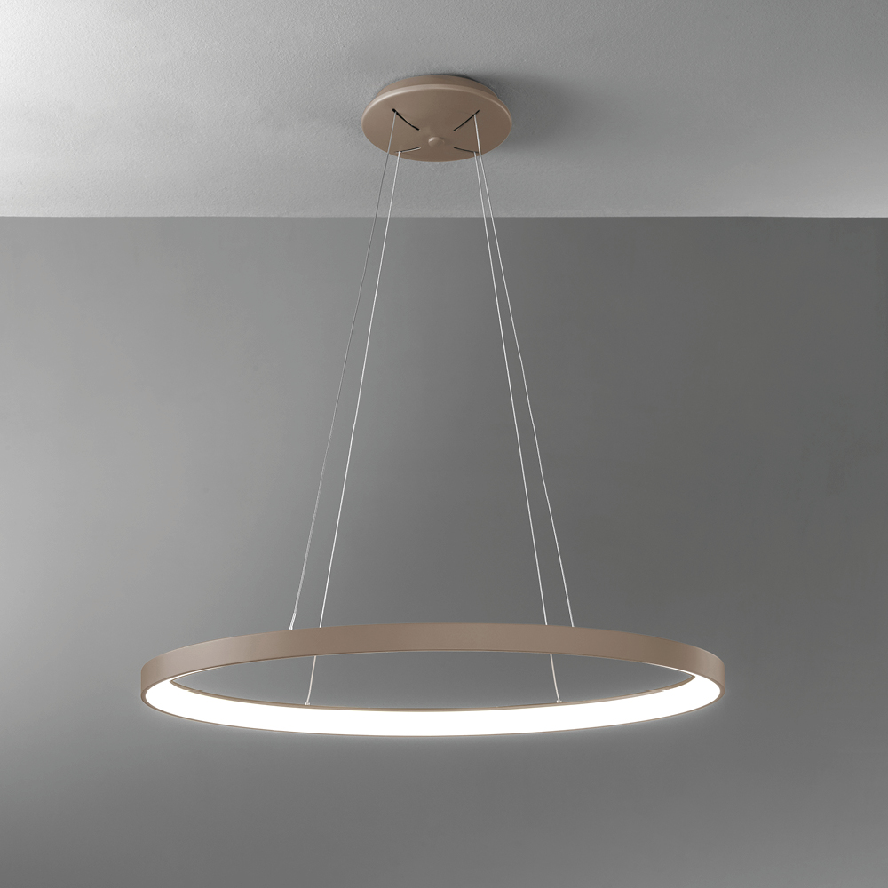 LIFERING-O SOSPENSIONE 80 SABBIA 50W 3000K - 4000K DIMMERABILE