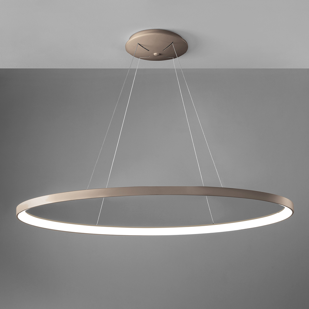 LIFERING-O SOSPENSIONE 120 SABBIA 80W 3000K - 4000K DIMMERABILE