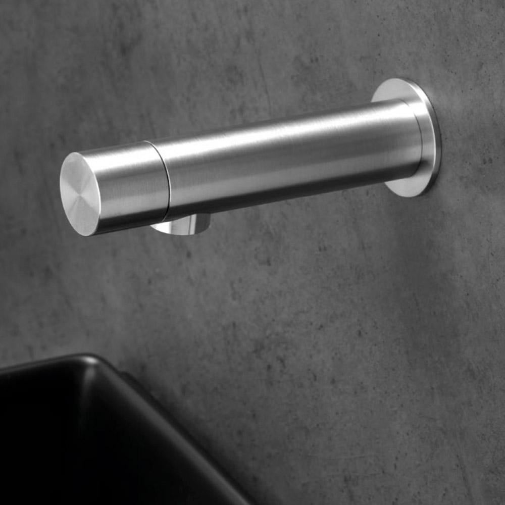 LOVHAUS Rubinetto Dell'Acqua Fredda Per Il Bagno Degli Ospiti, Rubinetto Dell'Acqua Fredda Per Lavabi In Acciaio Inox Altezza Bocca 11 Cm | Leroy Merlin - Foto 9