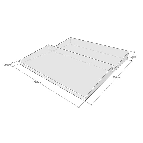 Pannello fonoassorbente piramidale 6cm FNSC-D30-50