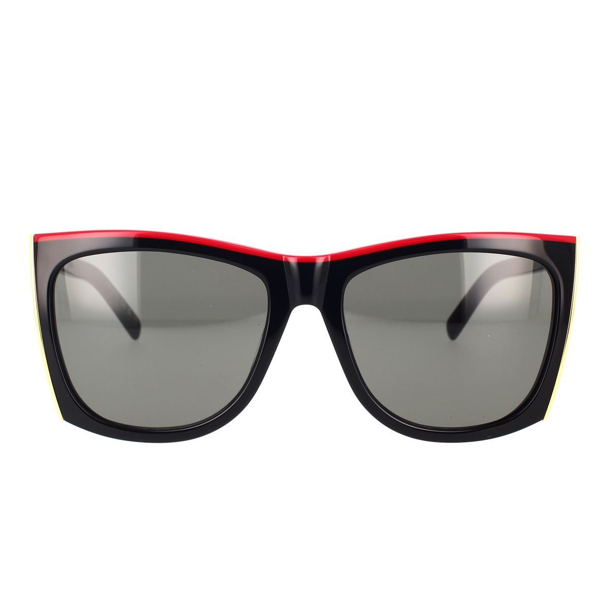 Occhiali da sole a forma di cuore in metallo argentato e acetato Loulou  SAINT LAURENT EYEWEAR da donna