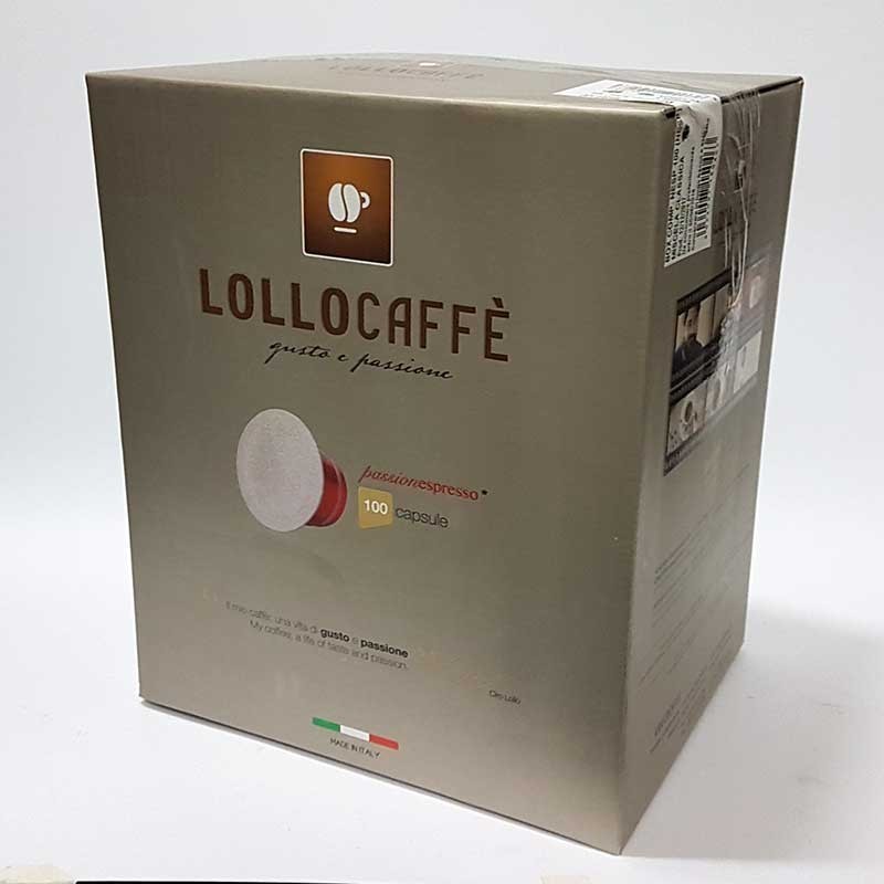 100 Capsule Lollo Compatibili Nespresso Nero