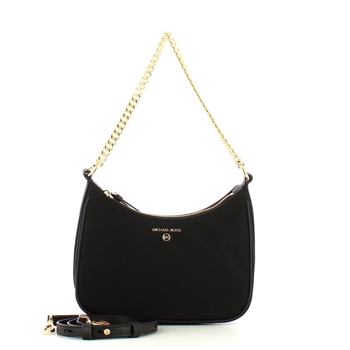 Michael Kors Outlet: Michael bag in nylon - Black  Michael Kors shoulder  bag 32F1GT9C8C online at