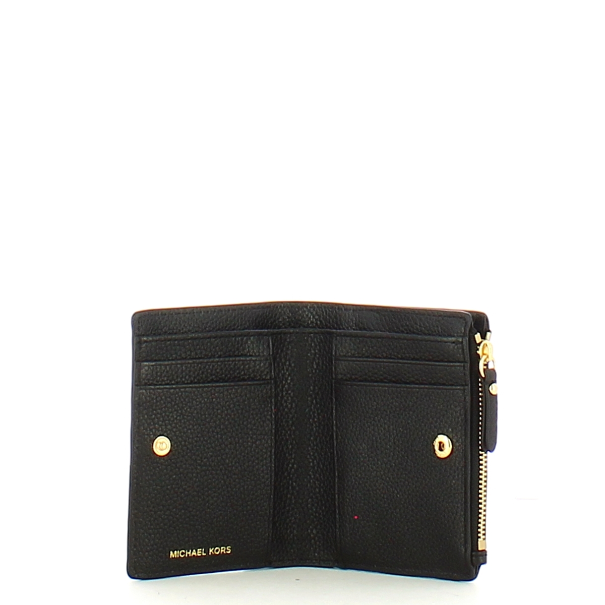 MICHAEL KORS MD SNAP BILLFOLD 001 34F9GJ6F2L 001 BLACK