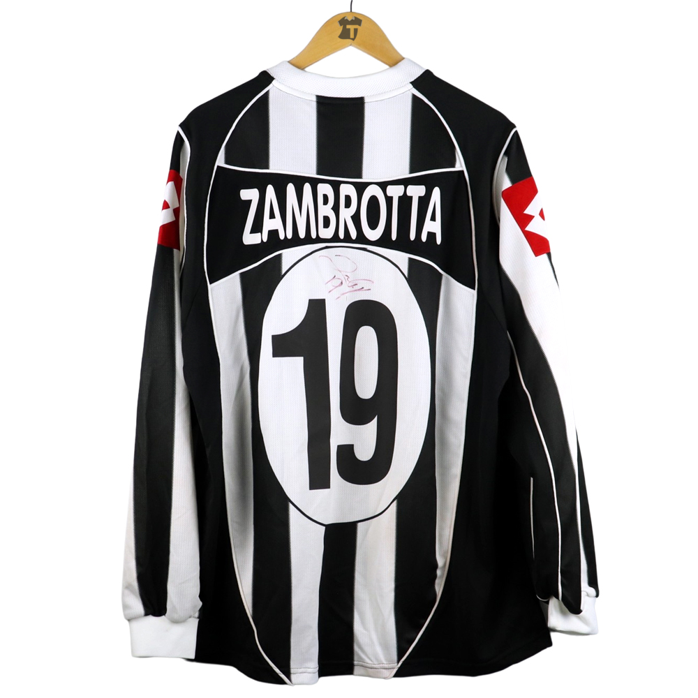 2002-03 Juventus Maglia #19 Zambrotta Kappa Match Worn XL