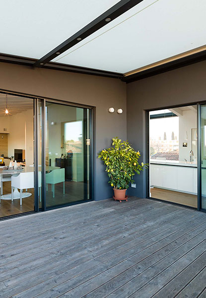Decking Abete Massiccio Grigio
